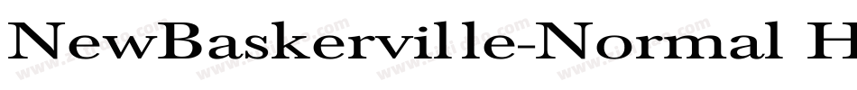 NewBaskerville-Normal HW字体转换